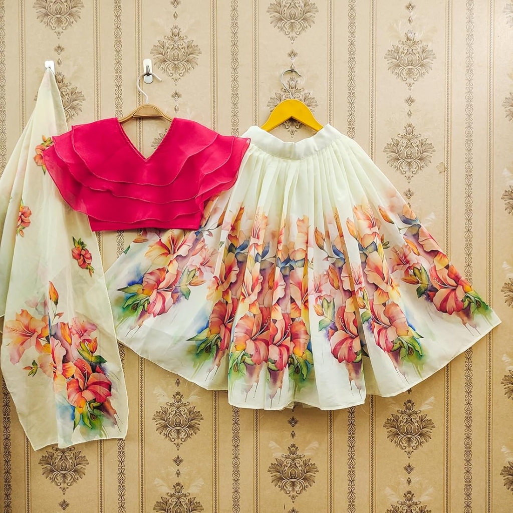 Floral Ruffles Outfit